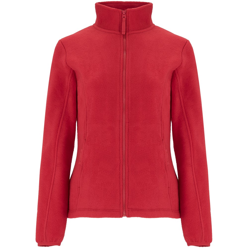 Artic fleece damesjack met volledige rits - Rood