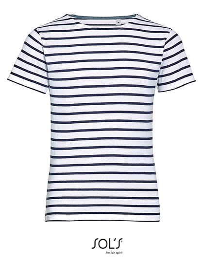 SOL´S - Kids´ Round Neck Striped T-Shirt Miles